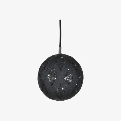 Made in Design Chanpen Hexagon Pendant - Ø  19 cm by Forestier Black