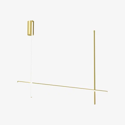 Made in Design Coordinates C2 Ceiling light - LED / L 176 x H 137 cm by Flos Gold/Metal