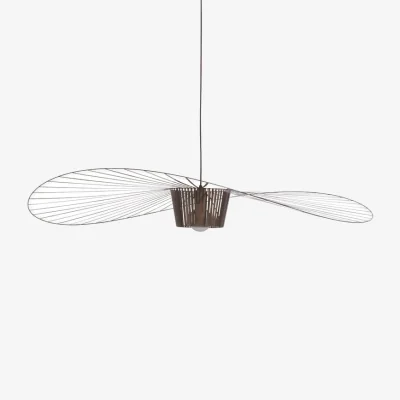 Made in Design Vertigo Pendant plastic material brown metal Medium / Ø 140 cm - Constance Guisset, 2010 - Petite Friture