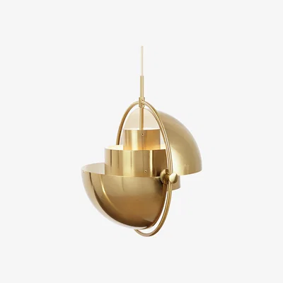 Made in Design Multi-Lite Large Pendant - Adjustable - Reissue 1972 by Gubi Gold