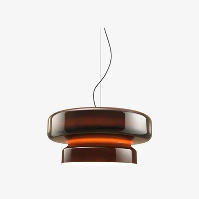 Made in Design Bohemia LED Pendant plastic material orange / Ø 84 cm - Marset