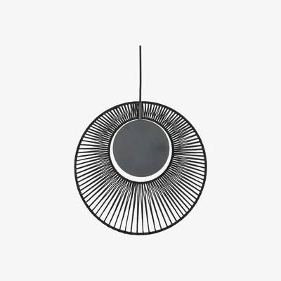 Made in Design Oyster Pendant - / Ø 40 x H 42,5 cm by Forestier Black