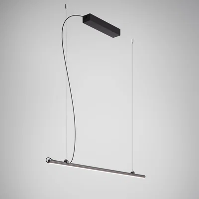 Made in Design Freeline LED Pendant - / L 100 cm by Fabbian Black