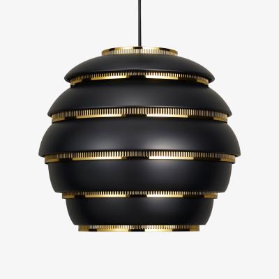 Made in Design Beehive A331 Pendant metal black / Alvar Aalto, 1953 - ARTEK