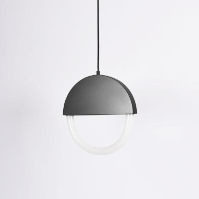 Made in Design Percent LED Pendant - / Ø 30 cm - Flat shape by ENOstudio Black