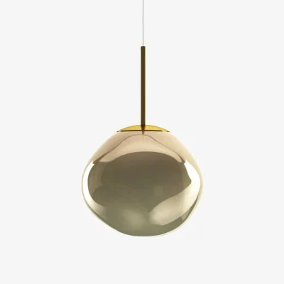 Made in Design Melt Mini Pendant plastic material gold / LED - Ø 28 cm / Color changing - Tom Dixon