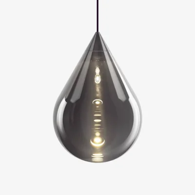 Made in Design Flare Bead LED Pendant glass silver - Tom Dixon