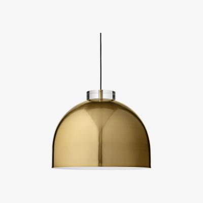 Made in Design Luceo Ronde Pendant - / Large Ø 45 cm - Metal & glass by AYTM Gold/Metal