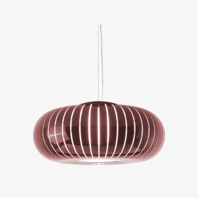 Made in Design Teresa Pendant plastic material red / Ø 50 cm - Recycled - Kartell