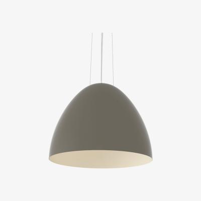 Made in Design Plume Pendant - / Ø 86 cm - Fibreglass by Slide Grey/Beige