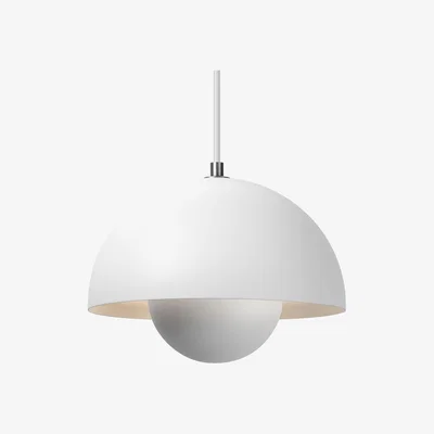 Made in Design FlowerPot VP1 Pendant - Ø 23 cm by &tradition White