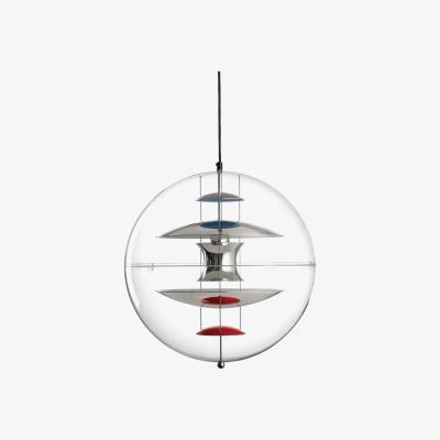 Made in Design VP Globe Pendant - Ø 40 cm - Panton 1969 by Verpan Multicoloured/Transparent