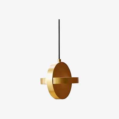Made in Design Plus LED Pendant - / Aluminium by ENOstudio Gold/Metal