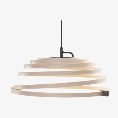 Made in Design Aspiro Pendant - LED / Ø 50 cm by Secto Design Natural wood