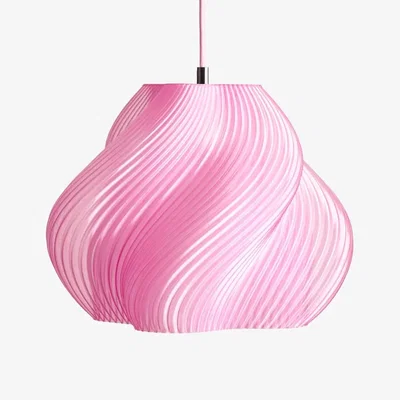 Made in Design Soft Serve 02 Pendant plastic material pink / Ø 31 x H 25 cm - CRÈME ATELIER