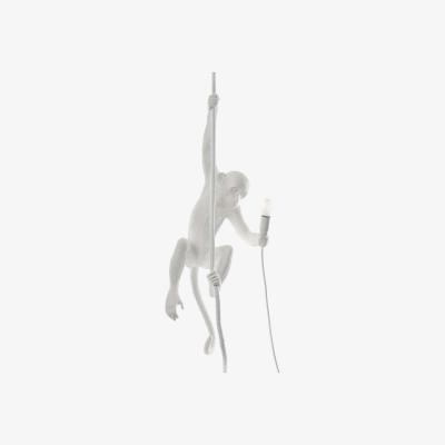 Made in Design Monkey Hanging Pendant - / Indoor - H 80 cm by Seletti White