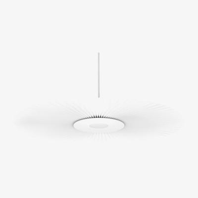 Made in Design Carmen Small Pendant - / LED - Ø 90 cm - Pleated fabric by Hartô White
