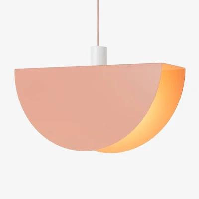 Made in Design Redondo Pendant metal pink / L 40 x H 20 cm - ATELIER DOBRA