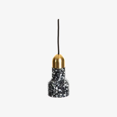 Made in Design Terrazzo Luxe Pendant - / Ø 9.6 x H 17.5 cm by XL Boom Black