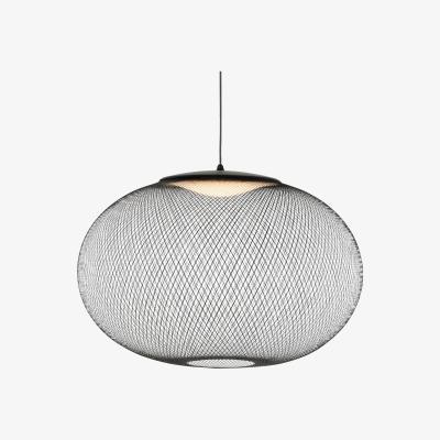Made in Design NR2 Large LED Pendant - / Fibreglass - Ø 75 cm by Moooi Black