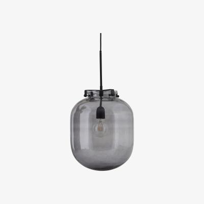 Made in Design Ball Pendant - Glass / Ø 30 x  H35 cm by House Doctor Grey