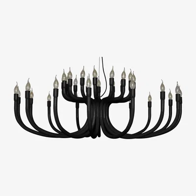 Made in Design Snoob Pendant - 16 arms - Ø 130 cm by Karman Black