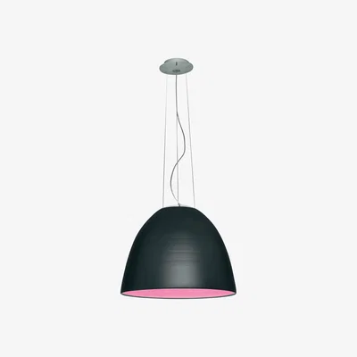 Made in Design Nur Mini Pendant by Artemide Grey/Black