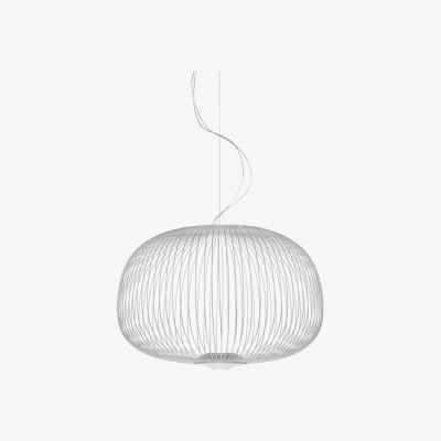 Made in Design Spokes 3 My Light Pendant - / LED - Bluetooth / Ø 61 x H 42 cm by Foscarini White