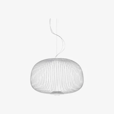 Made in Design Spokes 3 My Light Pendant - / LED - Bluetooth / Ø 61 x H 42 cm by Foscarini White