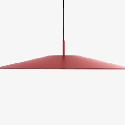 Made in Design Koinè LED Pendant metal red / Ø 37 cm - Luceplan