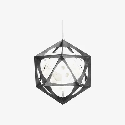 Made in Design OE Quasi Pendant - LED / Ø 75 cm by Louis Poulsen Black/Metal