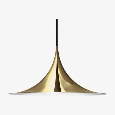 Made in Design Semi Pendant - Ø 47 cm by Gubi Gold/Metal