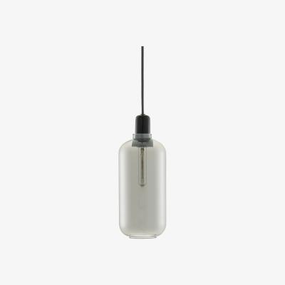 Made in Design Amp Large Pendant - Ø 11 x H 26 cm by Normann Copenhagen Grey/Black