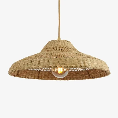 Made in Design Santorini Small Pendant cane & fibres beige / Ø 60 cm - GOOD&MOJO
