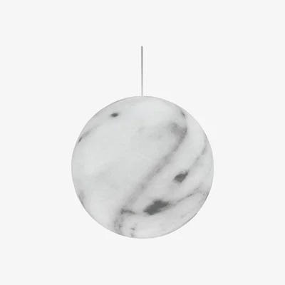 Made in Design Mineral Large Pendant - Ø 50 cm - Plastic by Slide White/Grey