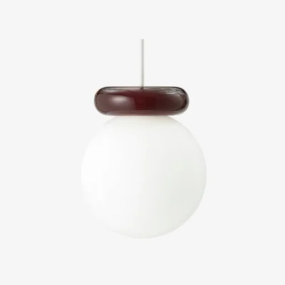 Made in Design Hinx Pendant glass red / Ø 15 cm - Normann Copenhagen