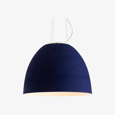 Made in Design Nur LED Acoustic suspension - / Felt - Ø 91 cm by Artemide Blue