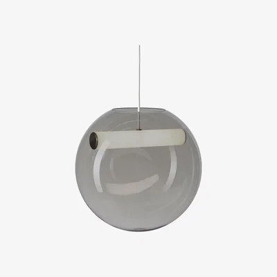Made in Design Reveal Large Pendant - / LED - Ø 45 cm / Blown glass by Northern Grey