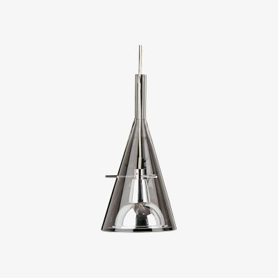 Made in Design Flûte 1 - Magnum Pendant by Fontana Arte Transparent/Metal