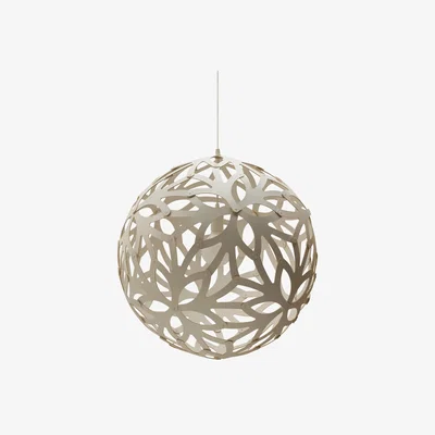 Made in Design Floral Pendant - Ø 40 cm by David Trubridge White
