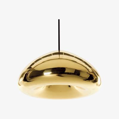 Made in Design Void LED Pendant - / Ø 30 x H 15,5 cm - Metal by Tom Dixon Gold/Metal