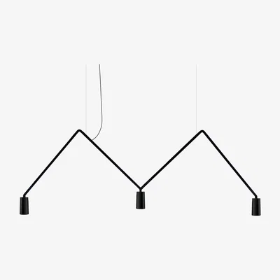 Made in Design Dabliu Spot LED Pendant - / L 130 cm by Nemo Black