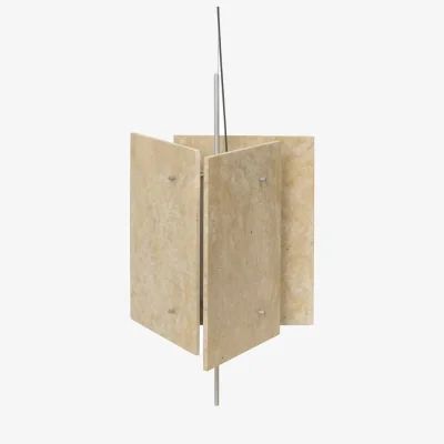 Made in Design Oeste Pendant stone beige / Ø 43 x H 46 cm - Travertine - Ferm Living