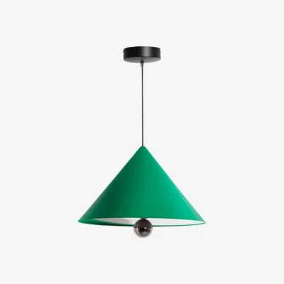 Made in Design Cherry Large Pendant - / LED - Ø 50 x H 38 cm by Petite Friture Green