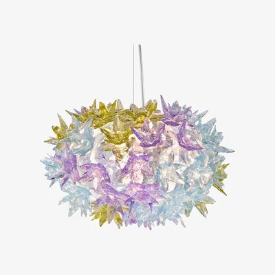 Made in Design Bloom Bouquet Pendant - Round - Small - Ø 28 cm x H 19 cm by Kartell Purple