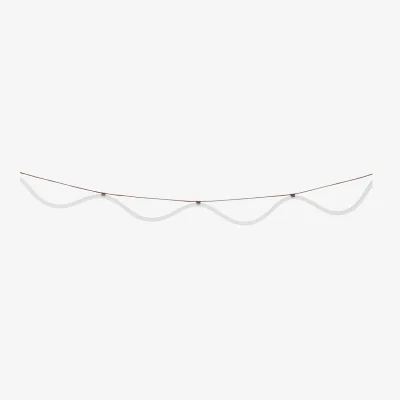 Made in Design Spline LED Outdoor luminous garland textile orange / 4.5 Metres - Petite Friture