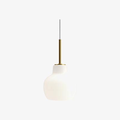 Made in Design VL Ring Crown Pendant - / Ø 19 cm - 1940 reissue by Louis Poulsen White/Gold/Metal