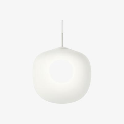 Made in Design Rime Pendant - / Ø 45 - Hand-blown glass by Muuto White
