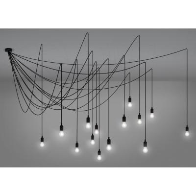Made in Design Maman Dimmable Pendant - 14 LED bulbs included / Dimmable by Seletti Black
