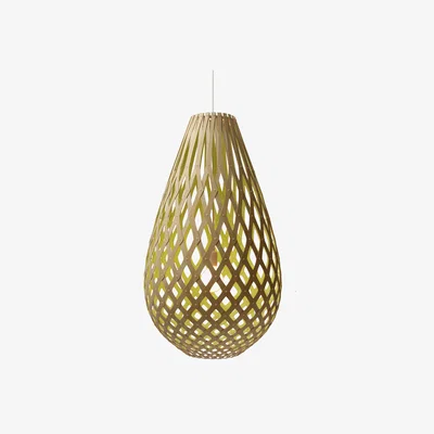 Made in Design Koura Pendant - Ø 55 cm - Two-coloured by David Trubridge Green/Natural wood